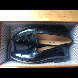 Dieppa Restrepo black patent loafers